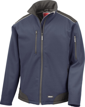 Result - Softshell Ripstop Workwear Jacket (navy/black)