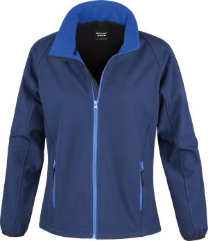 Result - 2-Lagen Damen Softshell Jacke "Printable" (navy/royal)