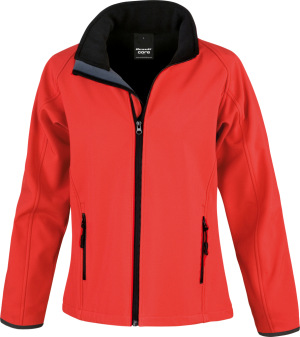 Result - Ladies' 2-layer Printable Softshell Jacket (red/black)