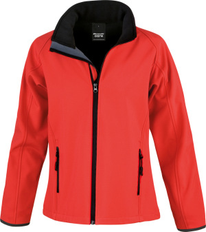 Result - 2-Lagen Damen Softshell Jacke "Printable" (red/black)