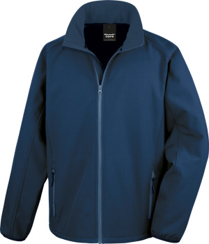 Result - Men's 2-layer Printable Softshell Jacket (navy/navy)