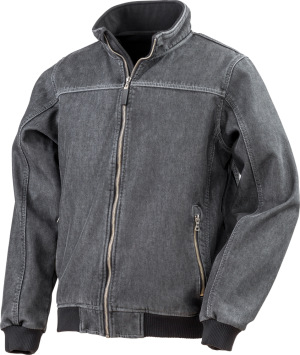 Result - Denim 3-layer Softshell Jacket (washed black)