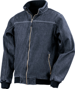 Result - Denim 3-Lagen Softshell Jacke (washed blue)