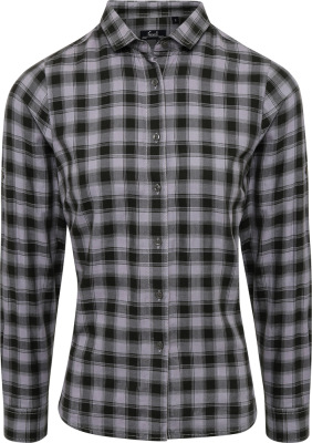 Premier - Shirt "Mulligan" longsleeve (steel/black)