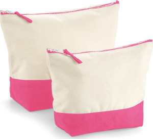 Westford Mill - Canvas Accessory Bag (natural/true pink)