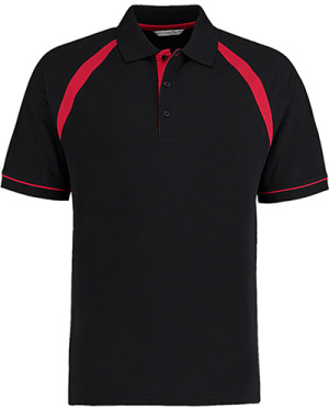 Kustom Kit - Oak Hill Polo (Black/Bright Red)