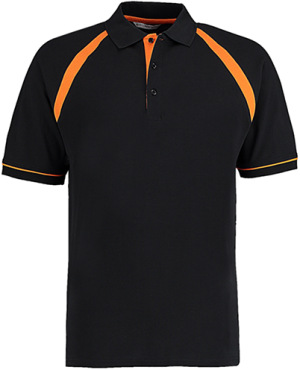 Kustom Kit - Oak Hill Polo (Black/Orange)