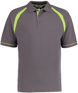 Kustom Kit - Oak Hill Polo (Charcoal/Lime)