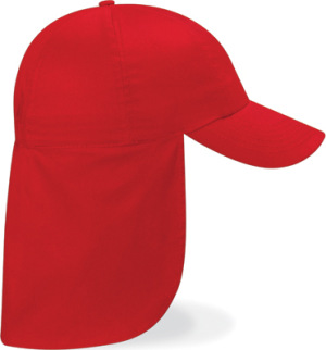 Beechfield - Junior Legionnaire Style Cap (Classic Red)