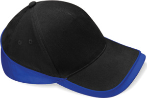 Beechfield - Teamwear Competition Cap (Black/Bright Royal)