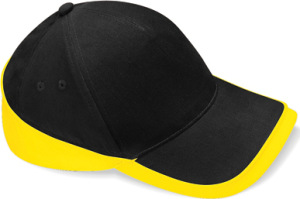 Beechfield - Teamwear Competition Cap (Black/Yellow)