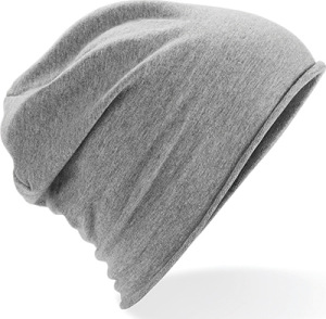 Beechfield - Jersey Beanie (Heather Grey)