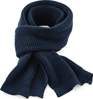 Beechfield - Classic Waffle Knit Scarf (French Navy)