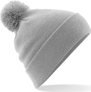 Beechfield - Original Pom Pom Beanie (Light Grey)