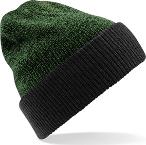 Beechfield - Reversible Heritage Beanie (Antique Moss Green/Black)