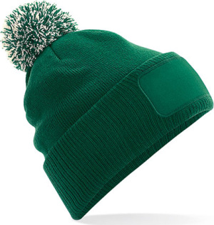 Beechfield - Snowstar® Printers Beanie (Bottle Green/Off White)