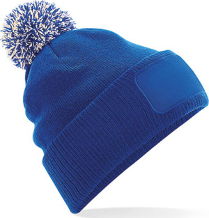 Beechfield - Snowstar® Printers Beanie (Bright Royal/Off White)