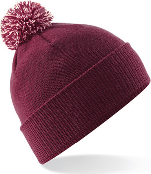 Beechfield - Snowstar® Beanie (Burgundy/Off White)