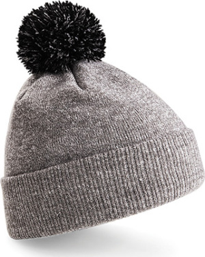 Beechfield - Snowstar® Beanie (Heather Grey/Black)