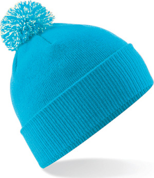 Beechfield - Snowstar® Beanie (Surf Blue/Off White)