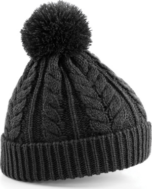 Beechfield - Cable Knit Snowstar® Beanie (Charcoal)