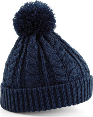 Beechfield - Cable Knit Snowstar® Beanie (French Navy)