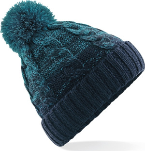 Beechfield - Ombré Beanie (Teal/French Navy)