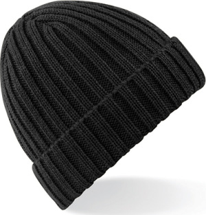 Beechfield - Chunky Ribbed Beanie (Black)