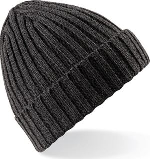 Beechfield - Chunky Ribbed Beanie (Charcoal)