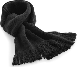 Beechfield - Classic Knitted Scarf (Black)