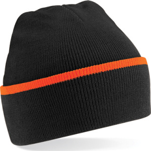 Beechfield - Teamwear Beanie (Black/Orange)