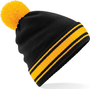 Beechfield - Stadium Beanie (Black/Gold)