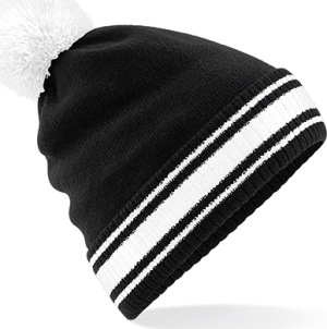 Beechfield - Stadium Beanie (Black/White)