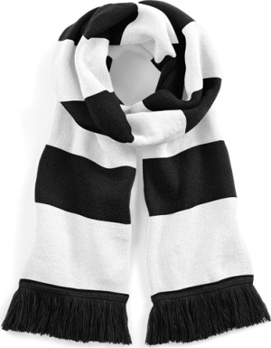 Beechfield - Stadium Scarf (Black/White)