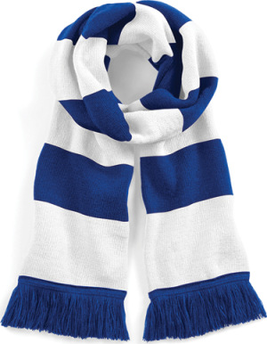 Beechfield - Stadium Scarf (Bright Royal/White)