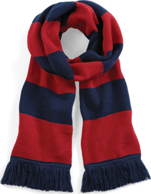 Beechfield - Stadium Scarf (French Navy/Classic Red)