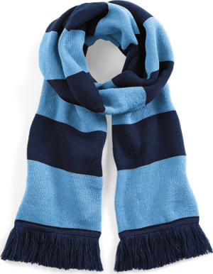 Beechfield - Stadium Scarf (French Navy/Sky Blue)