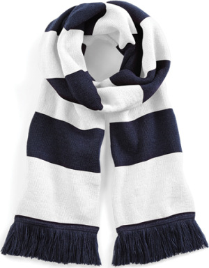 Beechfield - Stadium Scarf (French Navy/White)