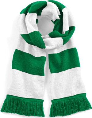 Beechfield - Stadium Scarf (Kelly Green/White)