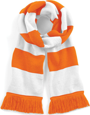 Beechfield - Stadium Scarf (Orange/White)