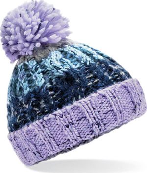 Beechfield - Infant Corkscrew Pom Pom Beanie (Lavender Fizz)