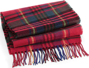 Beechfield - Classic Check Scarf (Red Check)