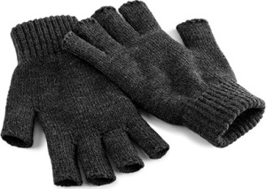 Beechfield - Fingerless Gloves (Charcoal)
