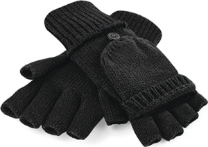 Beechfield - Fliptop Gloves (Black)