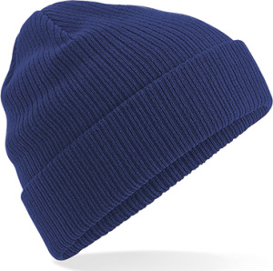 Beechfield - Organic Cotton Beanie Bio Mütze (Oxford Navy)