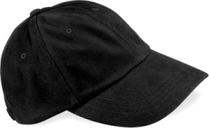 Beechfield - Low Profile Heavy Brushed Cotton Cap (Black)