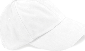 Beechfield - Low Profile Heavy Brushed Cotton Cap (White)