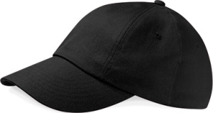 Beechfield - Low Profile Heavy Cotton Drill Cap (Black)