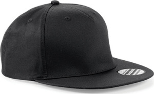 Beechfield - 5-Panel Snapback Rapper Cap (Black)