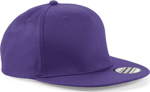 Beechfield - 5-Panel Snapback Rapper Cap (Purple)